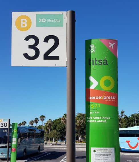 Tenerife South Bus Stop